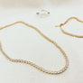 Megen Gabrielle Jewelry | CZ tennis necklace. CZ tennis Chain. 18K gold filled tennis chain. cz chain. cubic zarconia chain. cubic zerconia chain. gold filled necklace. CZ tennis necklace for women. CZ tennis necklace for men. gold tennis necklace. high quality cz tennis necklace. gold necklace for ladies. gold necklace for men.