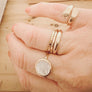 Megen Gabrielle Jewelry | 14k gold fill jewelry. 14k gold filled jewelry. 14k gold fill rings. 14k gold filled ring. wrap ring. hammered wrap ring. wrap ring for women. gold wrap ring for women. gold wrap ring for ladies. silver wrap ring for women, silver wrap ring for ladies. womens thick wrap ring. quiality womens ring. tough ring for women. tough ring for ladies, pinkie ring