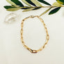 Megen Gabrielle Jewelry | 18k gold fill bracelet. gold fill bracelet. gold filled bracelet. gold bracelet. 18K gold fill paperclip chain. paperclip chain. paperclip chain bracelet. womens paperclip chain bracelet. 14k gold fill paperclip chain. paperclip chain 14k gold fill. paperclip chain for men. paperclip chain for women. womens paperclip bracelet.