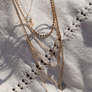 Rainbow Moonstone Drop Necklace