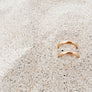 Megen Gabrielle Jewelry | 14K golf fill thick band ring, 14K gold fill ring, thick ring, thick gold ring, thick gold filled ring, thick stacking ring, thick band ring, stick band stacking ring, 14k gold fill ring, 14k gold fill jewelry, Goddess Collection, Thick gold Statement ring, minimal jewelry