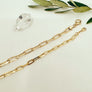 Megen Gabrielle Jewelry | 18k gold fill bracelet. gold fill bracelet. gold filled bracelet. gold bracelet. 18K gold fill paperclip chain. paperclip chain. paperclip chain bracelet. womens paperclip chain bracelet. 14k gold fill paperclip chain. paperclip chain 14k gold fill. paperclip chain for men. paperclip chain for women. womens paperclip bracelet.