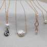 Coin Pearl Pendant Necklace | Megen Gabrielle Jewelry| Gold Fill Pearl Necklace | Pearl Necklace gold pearl necklace | non tarnising jewelry