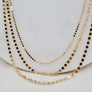 Dainty Layering Chains, Gold filled layering chains, gold filled jewelry, Santa Cruz Handmade Jewelry  jewelry ,Megen Gabrielle Jewelry Megen Gabrielle Jewlery Studios, Handmade, real gemstone jewelry