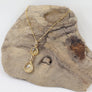 Megen Gabrielle Jewelry | Floating Pearl Necklace | Gold filled Pearl Jewelry | Handmade Pearl Jewelry | Citrine Necklace | Gold Citrine Necklace