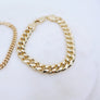Megen Gabrielle Jewelry | 18k gold fill bracelet, gold fill bracelet, gold filled bracelet. women's gold bracelet. 18k gold filled bracelet cuban. 18k gold filled bracelet curb chain. womens gold bracelet. mens gold bracelet. gold bracelet for ladies. curb chain bracelet. Cuban chain bracelet. curb chain vs cuban link. mens gold chain. mens cuban chain bracelet. womens cuban chain bracelet.