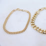 Megen Gabrielle Jewelry | 18k gold fill bracelet, gold fill bracelet, gold filled bracelet. women's gold bracelet. 18k gold filled bracelet cuban. 18k gold filled bracelet curb chain. womens gold bracelet. mens gold bracelet. gold bracelet for ladies. curb chain bracelet. Cuban chain bracelet. curb chain vs cuban link. mens gold chain. mens cuban chain bracelet. womens cuban chain bracelet.