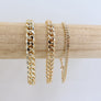Megen Gabrielle Jewelry | 18k gold fill bracelet, gold fill bracelet, gold filled bracelet. women's gold bracelet. 18k gold filled bracelet cuban. 18k gold filled bracelet curb chain. womens gold bracelet. mens gold bracelet. gold bracelet for ladies. curb chain bracelet. Cuban chain bracelet. curb chain vs cuban link. mens gold chain. mens cuban chain bracelet. womens cuban chain bracelet.