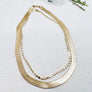 Megen Gabrielle Jewelry | 18k gold fill herringbone necklace. 18k gold filled necklace. herringbone necklace gold. herringbone necklace real gold, herringbone necklace for women. herringbone necklace for ladies, herringbone necklace for men, herringbone necklace gold 18k. gold filled necklace. chunky herringbone necklace. thin herringbone necklace.