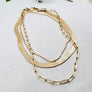 Megen Gabrielle Jewelry | 18k gold fill jewelry, 18 k gold fill paperclip chain, paperclip chain, paperclip necklace, paperclip chains, paperclip necklace for women. thick paperclip necklace, thin paperclip necklace. gold filled necklace, gold necklace, gold filled layering chain, gold layering chains