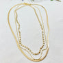 Dainty Layering Chains, Gold filled layering chains, gold filled jewelry, Santa Cruz Handmade Jewelry  jewelry ,Megen Gabrielle Jewelry Megen Gabrielle Jewlery Studios, Handmade, real gemstone, Turquoise Wrap Bracelet and Necklace