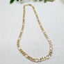 Megen Gabrielle Jewelry | 18k gold fill jewelry, 18 k gold fill Figaro chain, Figaro chain, Figaro necklace, gold Figaro chains, paperclip necklace for women. thick paperclip necklace, thin paper