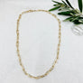 Megen Gabrielle Jewelry | 18k gold fill jewelry, 18 k gold fill paperclip chain, paperclip chain, paperclip necklace, paperclip chains, paperclip necklace for women. thick paperclip necklace, thin paperclip necklace. gold filled necklace, gold necklace, gold filled layering chain, gold layering chains