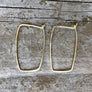 Everyday Hand Forged Hoops- Geometric Shapes