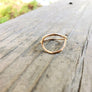 Megen Gabrielle Jewelry | 14K gold fill handmade ring. Handmade circle ring. 14k gold gold fill jewelry. 14k gold filled jewelry. 14k gold fill rings. 14k gold filled rings for women. gold rings for women. natural shaped jewelry. nayural shaped ring. women gold ring. women gold lightweight ring. 14k gold fill rings. gold fill rings, stacking rings. statement ring womens gold.