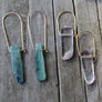 Megen Gabrielle Jewelry | Minimal gemstone hoop earrings. U shaped gemstone hoop earrings. arch shaped hoop earrings. gemstone arch hoop earrings. gemstone arc hoop earrings. gemstone earrings. gemstone hoops. natural gemstone hoop earrings. natural gemstone hoop earrings with arch. 14k gold fill gemstone earrings. sterling silver earrings. arch hoop earrings. arched earrings. gold fill arch earrings.