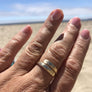 Megen Gabrielle Jewelry | 14k gold fill jewelry. 14k gold filled jewelry. 14k gold fill rings. 14k gold filled ring. wrap ring. hammered wrap ring. wrap ring for women. gold wrap ring for women. gold wrap ring for ladies. silver wrap ring for women, silver wrap ring for ladies. womens thick wrap ring. quiality womens ring. tough ring for women. tough ring for ladies. quality sturdy ring for women