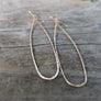 Paradise Hoop | Elongated Teardrop Hoop