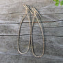 Paradise Hoop | Elongated Teardrop Hoop