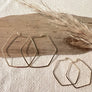 Everyday Hand Forged Hoops- Geometric Shapes