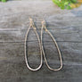 Paradise Hoop | Elongated Teardrop Hoop