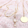 Moonstone Drop Pendant Necklace | Megen Gabrielle Jewelry