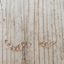 Megen Gabrielle Jewelry | circles necklace, chain and pendaendt circle necklace. 14k gold fill necklace. gold necklace. family necklace. loved ones necklace. necklace. significant other necklace