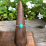 Megen Gabrielle Jewelry | Opal ring, turquoise ring. 14K gold fill opal ring, 14K gold full turquoise ring. Natural stone rings. Sterling silver opal ring, sterling silver turquoise ring.