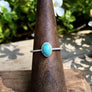 Megen Gabrielle Jewelry | Opal ring, turquoise ring. 14K gold fill opal ring, 14K gold full turquoise ring. Natural stone rings. Sterling silver opal ring, sterling silver turquoise ring.