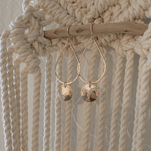 Megen Gabrielle Jewelry | 14k gold fill jewelry. 14k gold fill earrings, pearl earrings. gold and pearl earrings. dangle pearl earrings. silver handmade dangle earrings. gold filled earrings, gold earrings. pearl earrings. gold tear drop earrings for women. gold drop hoop earrings for women. 
