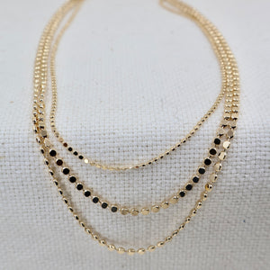 Dainty Layering Chains, Gold filled layering chains, gold filled jewelry, Santa Cruz Handmade Jewelry  jewelry ,Megen Gabrielle Jewelry Megen Gabrielle Jewlery Studios, Handmade, real gemstone jewelry 