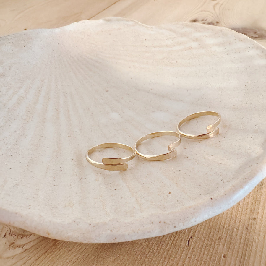 Megen Gabrielle Jewelry | 14k gold fill jewelry. 14k gold filled jewelry. 14k gold fill rings. 14k gold filled ring. wrap ring. hammered wrap ring. wrap ring for women. gold wrap ring for women. gold wrap ring for ladies. silver wrap ring for women, silver wrap ring for ladies. womens thick wrap ring. quiality womens ring. tough ring for women. tough ring for ladies. quality sturdy ring for women