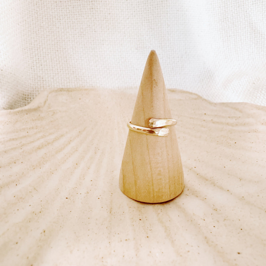 Megen Gabrielle Jewelry | 14k gold fill Shine wrap ring, jewelry. 14k gold filled jewelry. 14k gold fill rings. 14k gold filled ring. wrap ring. hammered wrap ring. wrap ring for women. gold wrap ring for women. gold wrap ring for ladies. silver wrap ring for women, silver wrap ring for ladies. womens thick wrap ring. quiality womens ring. tough ring for women. tough ring for ladies. quality sturdy ring for women