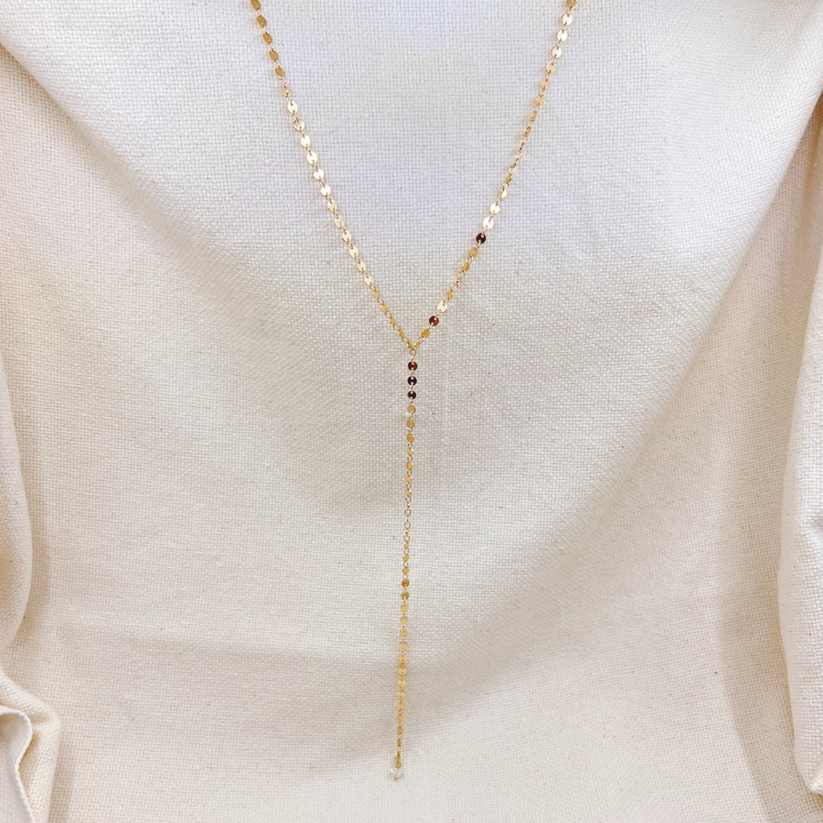 Megen Gabrielle Jewelry | 14k gold fill necklace. herkimer diamond necklace. long necklace. long chain necklace, citrine stone necklace. herkimer diamond and citrine stone necklace. 14K gold filled necklace. stone necklace. natural stone necklace. gemstone necklace.