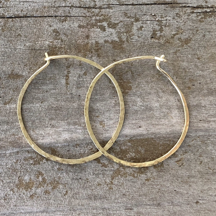 Everyday Hand Forged Hoops- Geometric Shapes